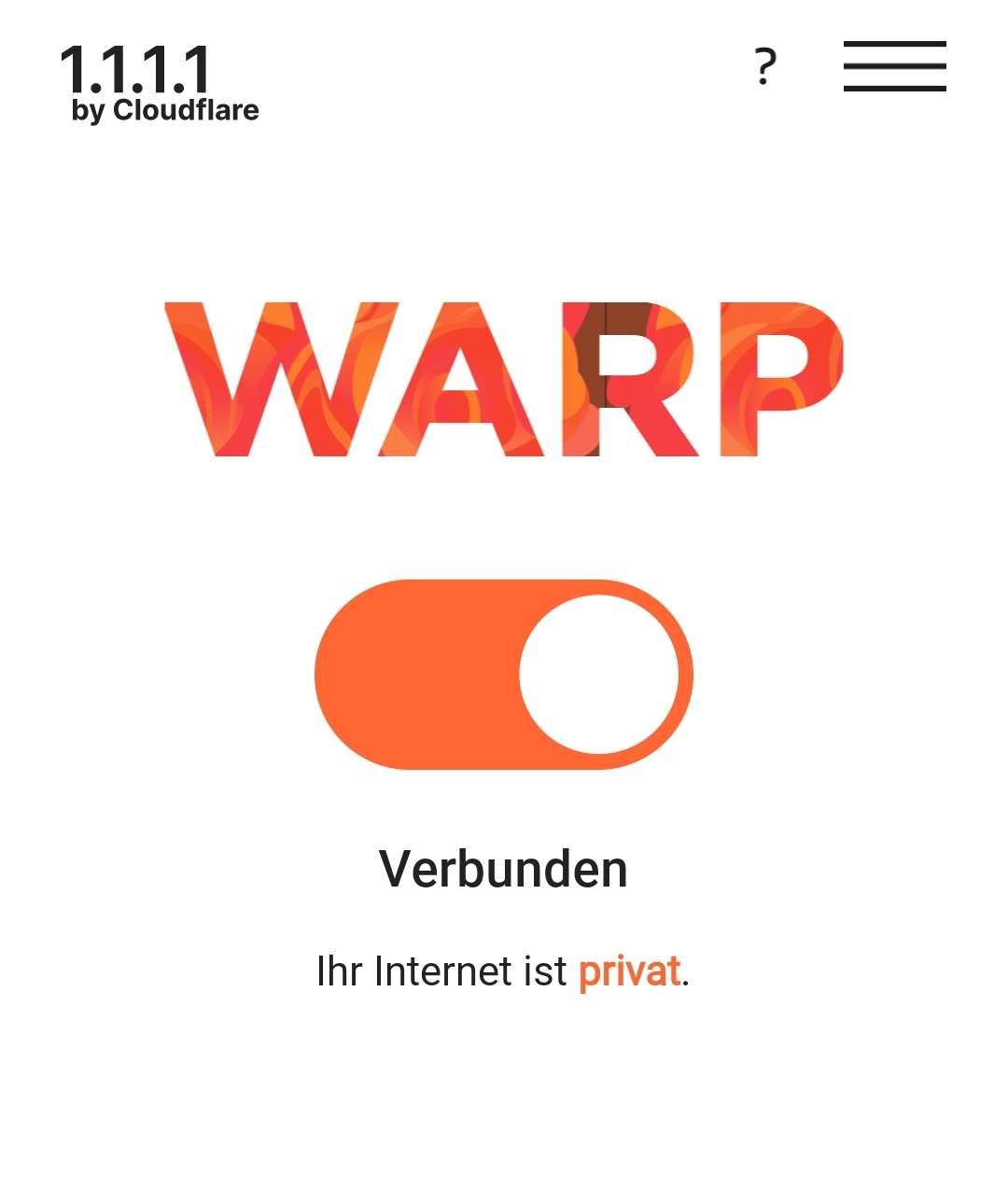 Android WARP aktivieren